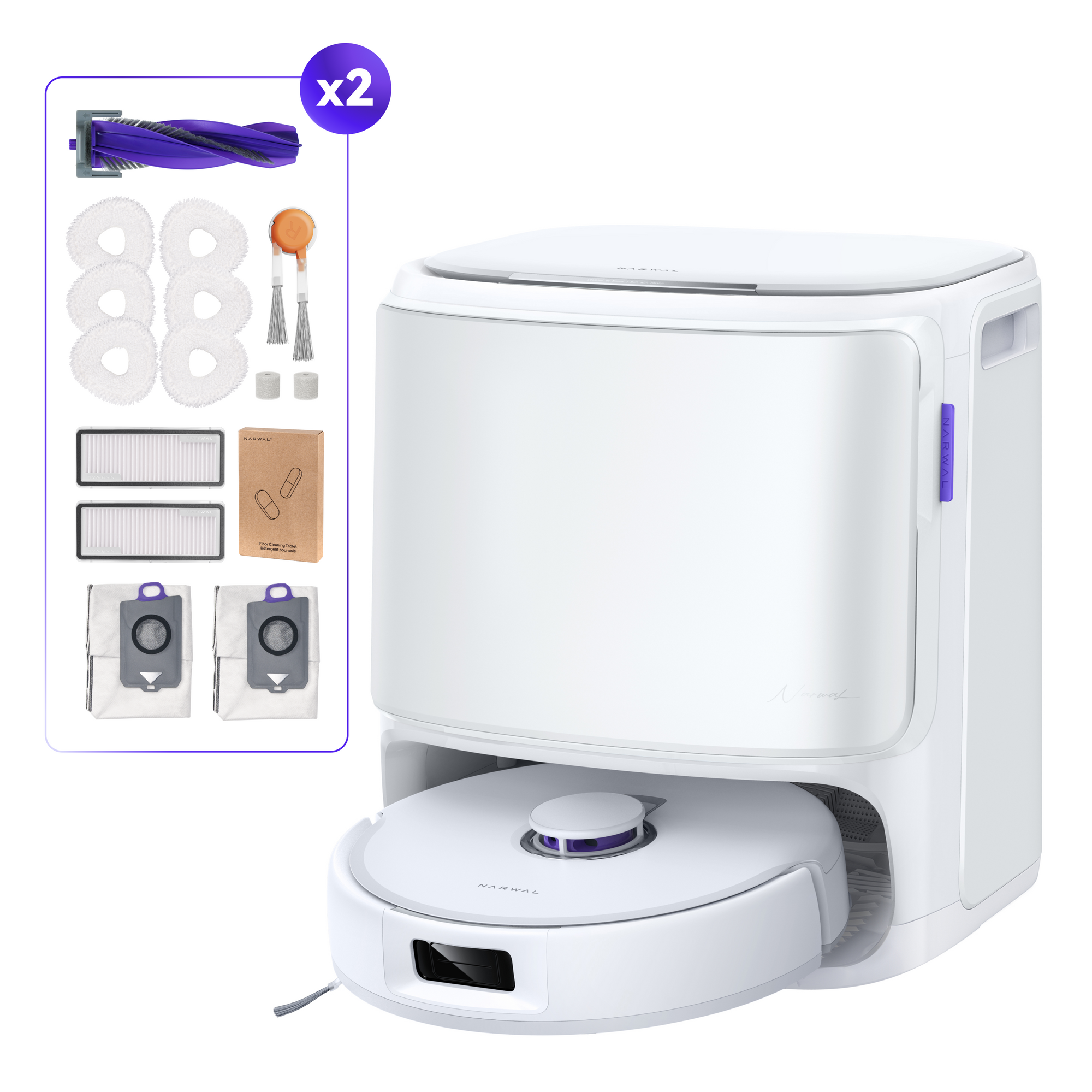 Narwal Freo X10 Pro – Packs combinés avec accessoires