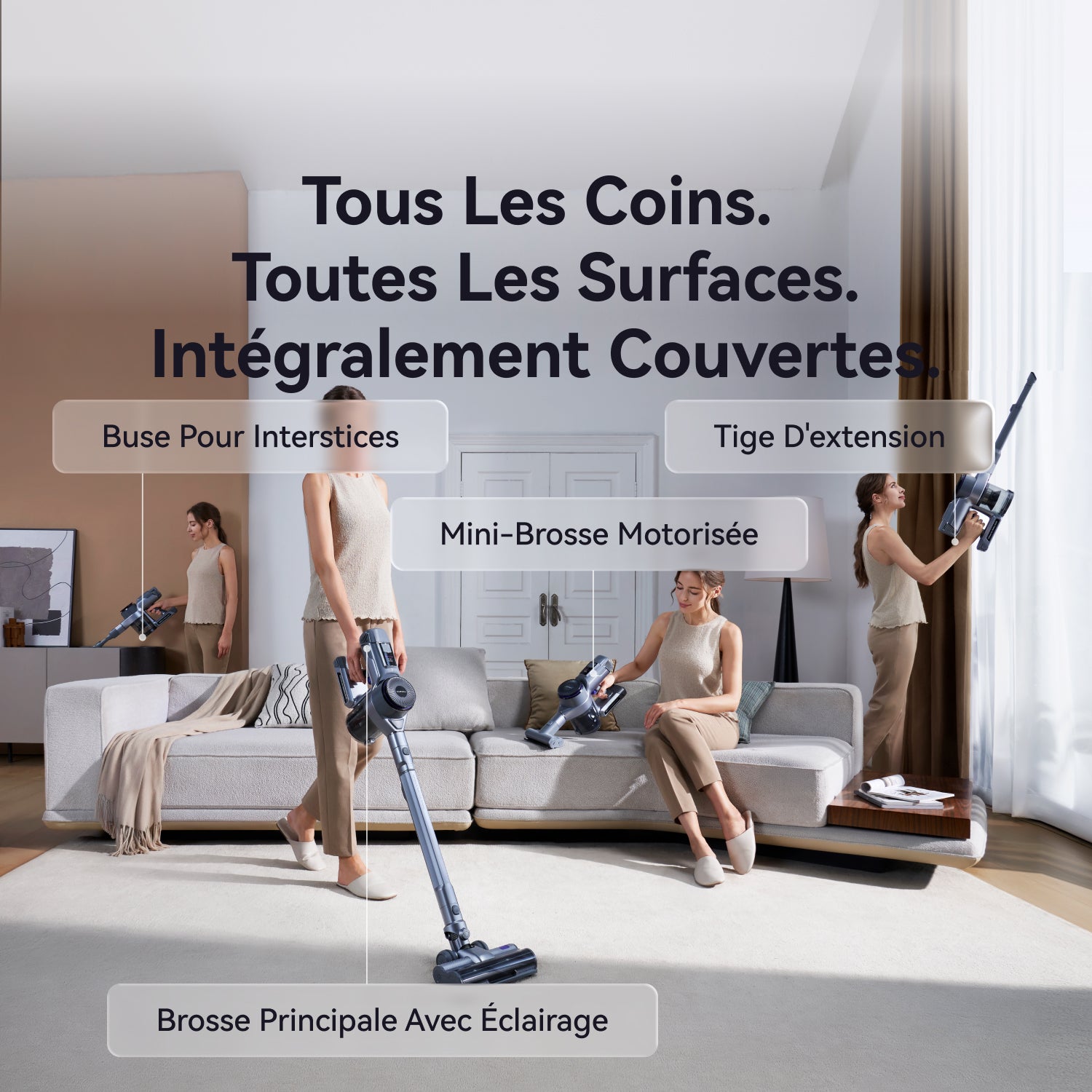 Aspirateur balai sans fil NARWAL V40 Station