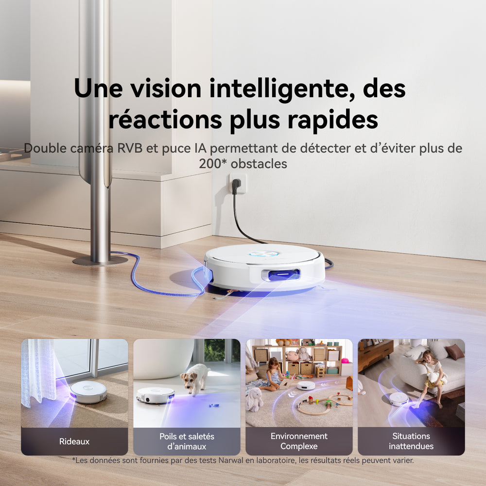Narwal Flow Aspirateur Robot Laveur – Packs combinés avec accessoires