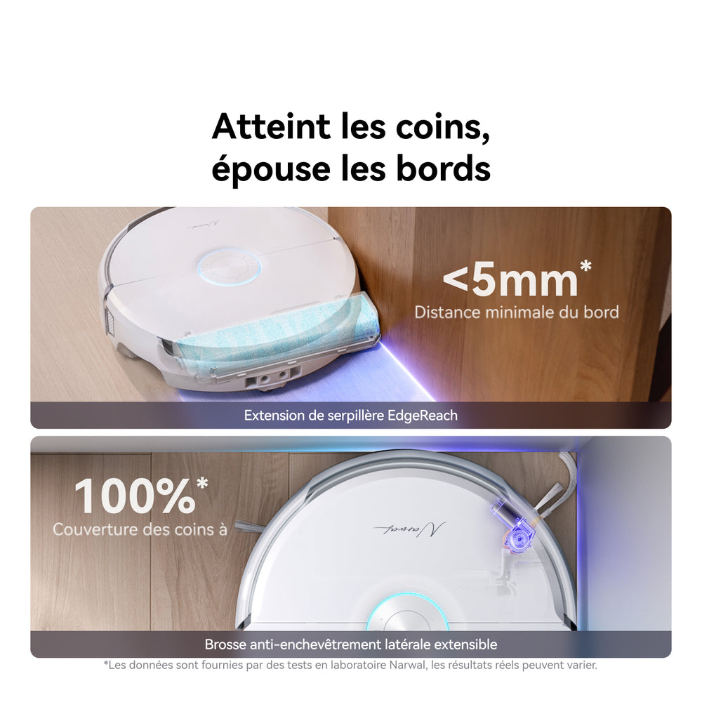 Narwal Flow Aspirateur Robot Laveur – Packs combinés avec accessoires