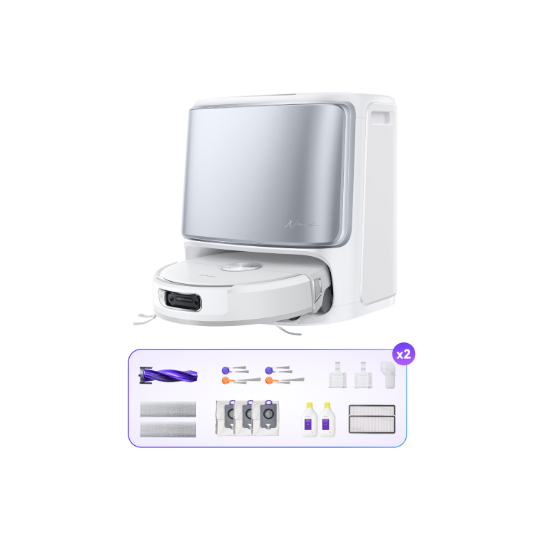 Narwal Flow Aspirateur Robot Laveur – Packs combinés avec accessoires