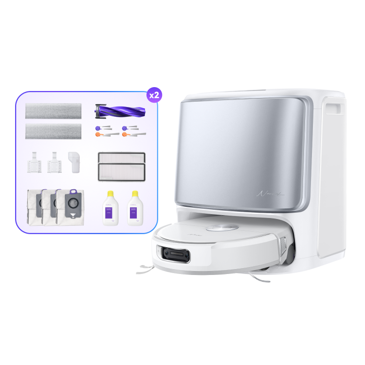 Narwal Flow Aspirateur Robot Laveur – Packs combinés avec accessoires