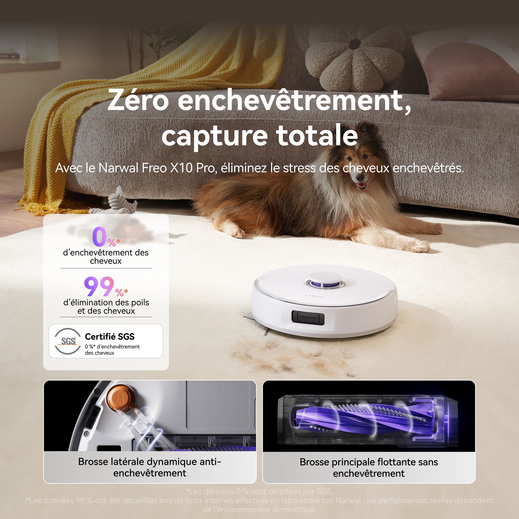 Narwal Freo X10 Pro Aspirateur Robot Laveur