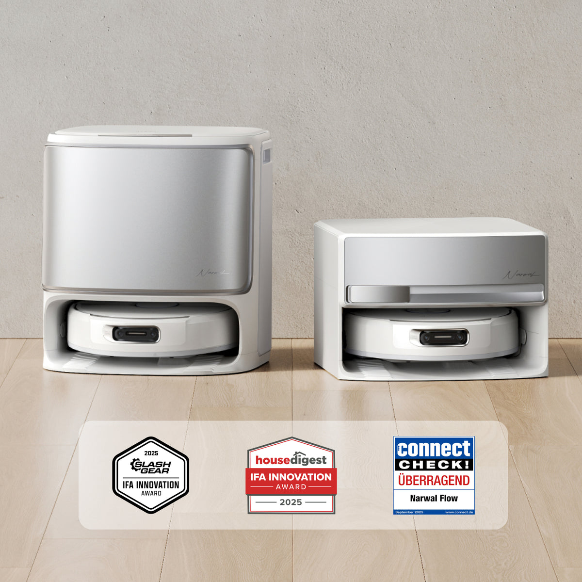 Narwal Flow Aspirateur Robot Laveur – Packs combinés avec accessoires