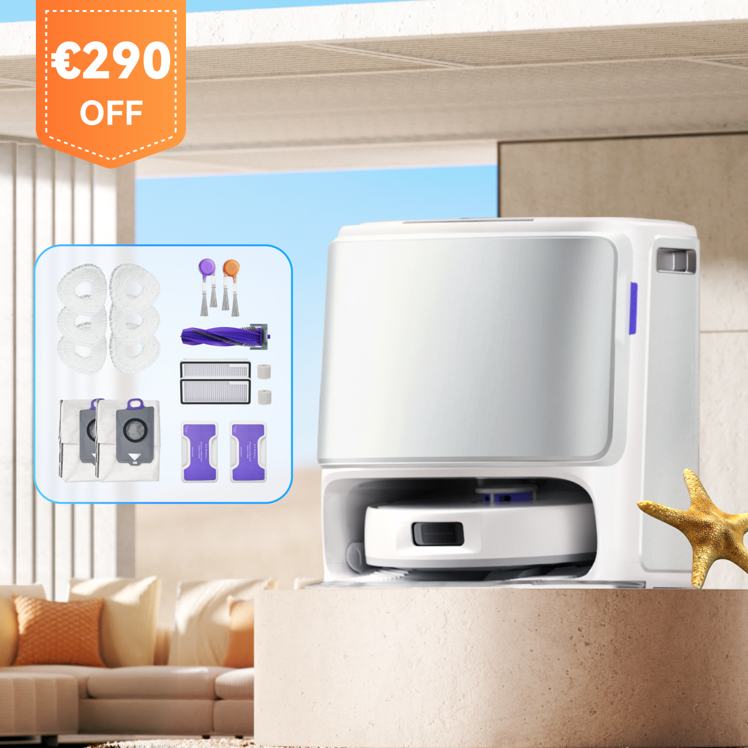 Narwal Freo Z10 Aspirateur robot laveur